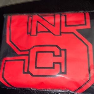 NC State Red and Black Graphic T-shirt Handcrafted NIP